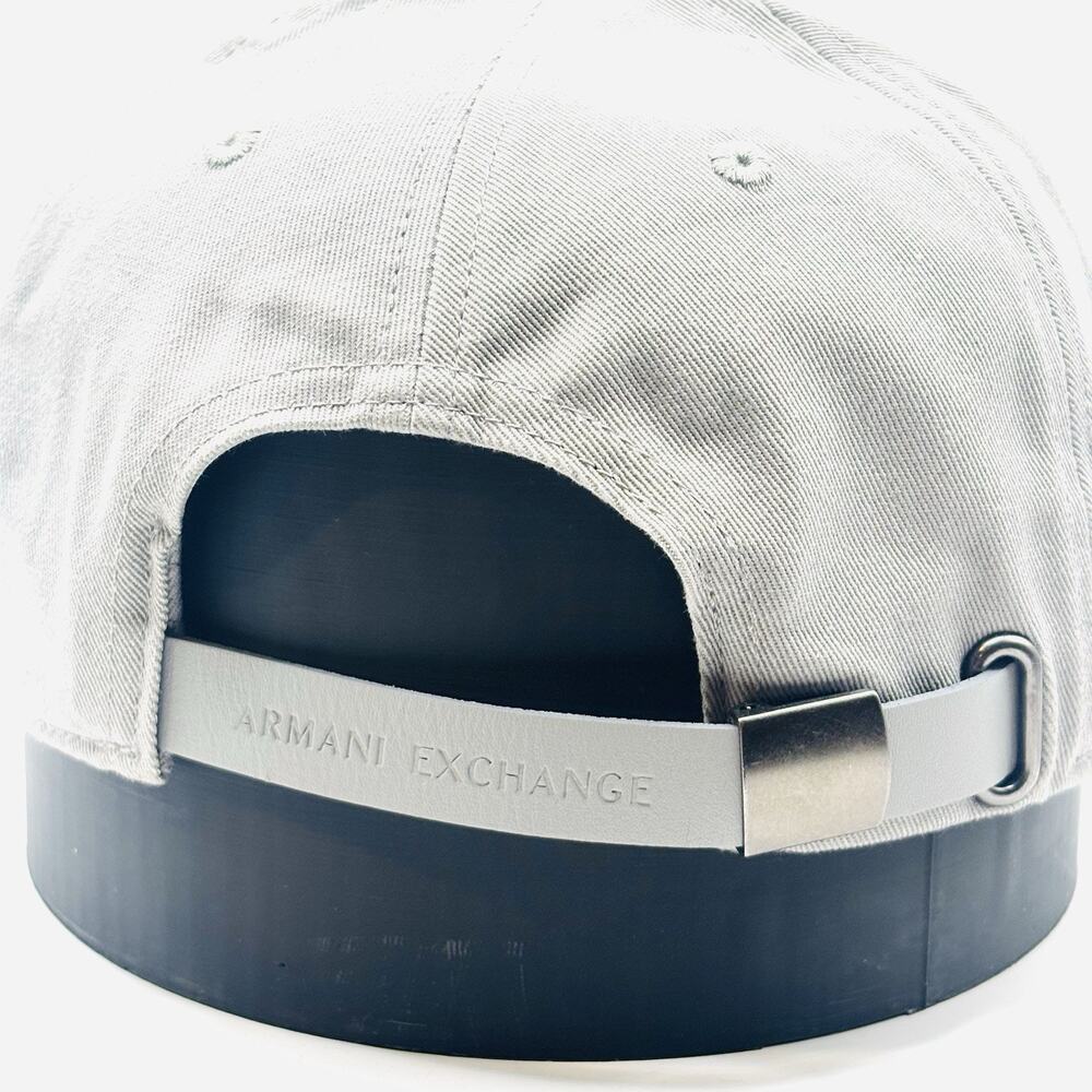 Armani Exchange A|X Logo Baseball Cap Taupe Adjustable Snapback Strap Adjustable - Picture 2 of 6